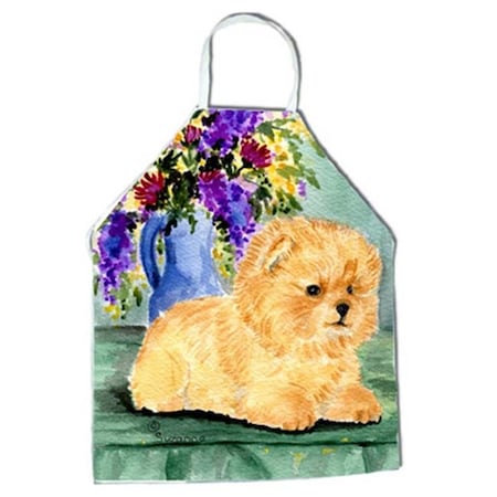 Carolines Treasures Carolines Treasures SS8302APRON Pomeranian Apron - 27 x 31 in. SS8302APRON